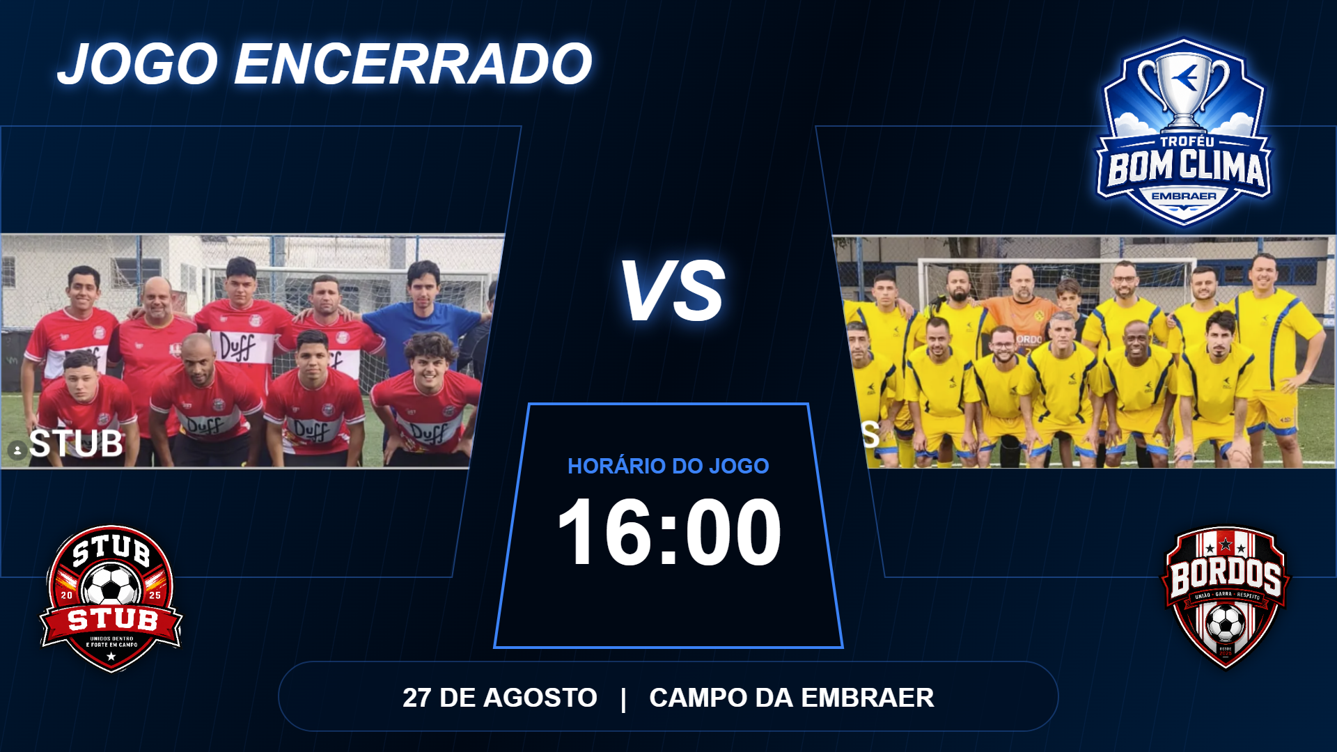 JOGO ENCERRADO